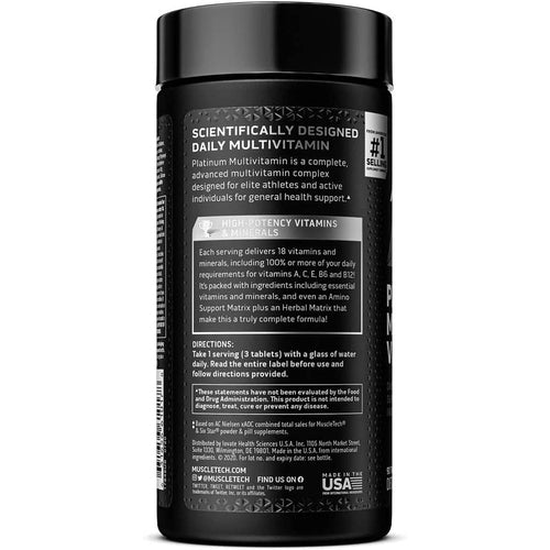 Muscletech Platinum Multivitamin